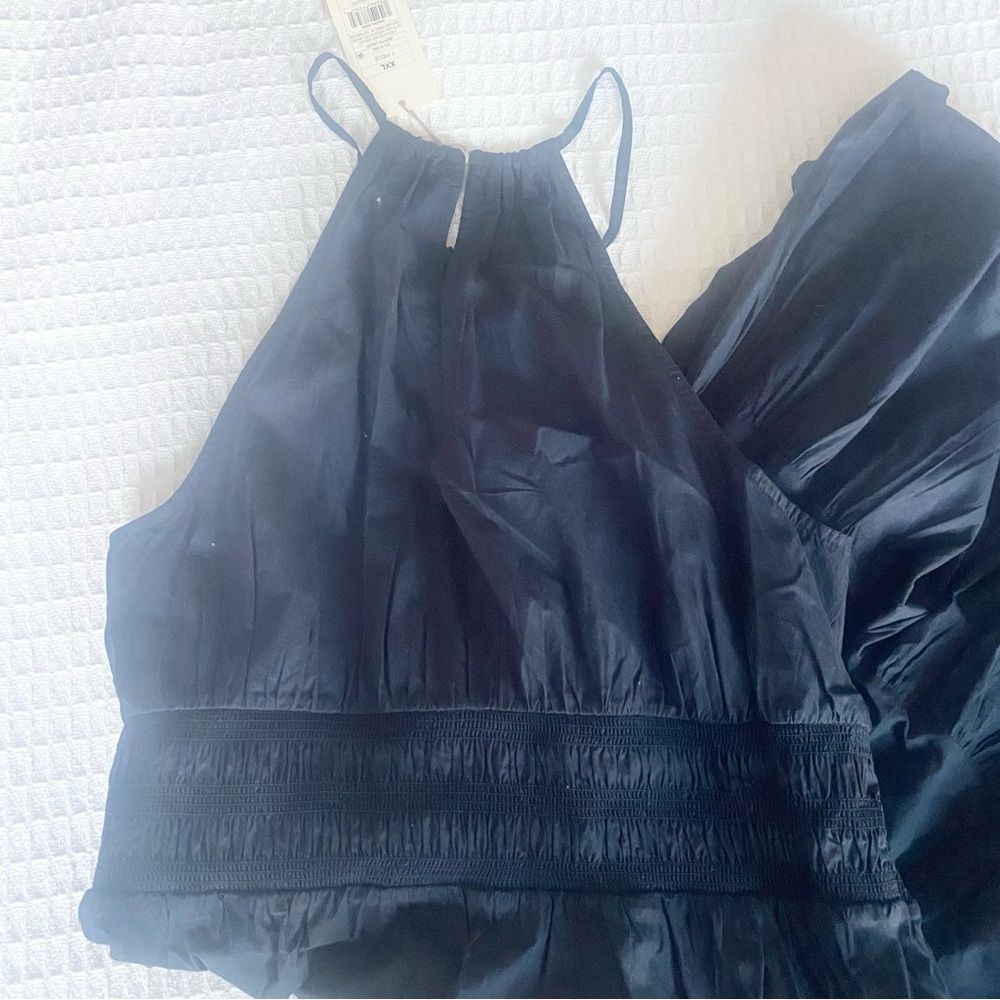 A new day sleeveless poplin dress navy size XXL NWT - Picture 10 of 10